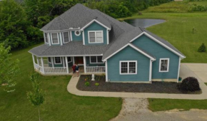 Beautiful Blue Dollhouse